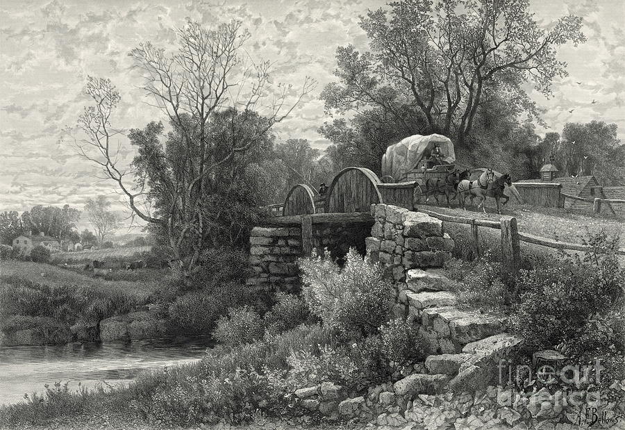 Old Mill Stream 1883 Photograph by Padre Art