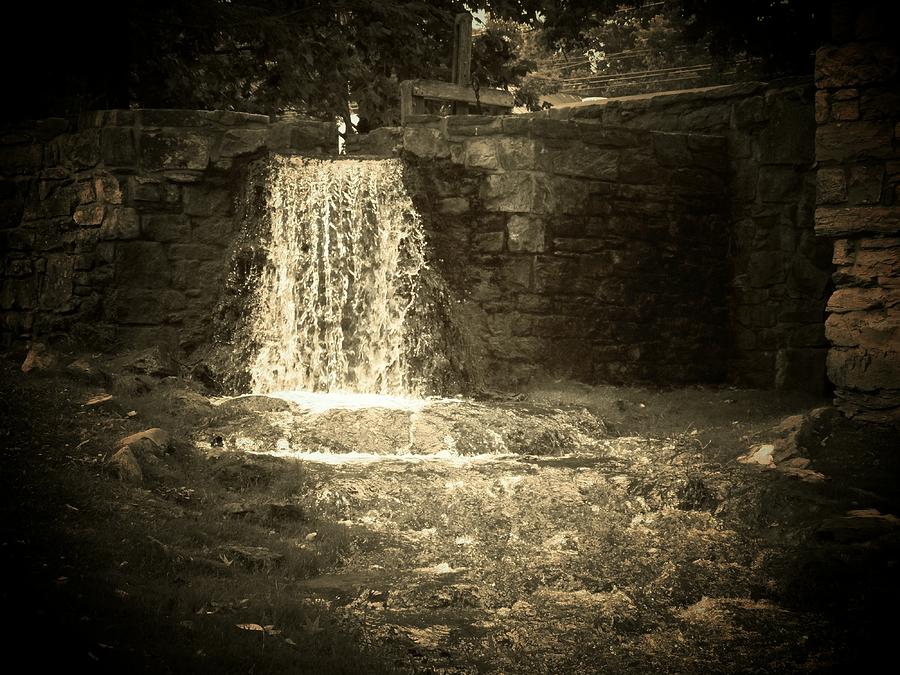 Old Mill Waterfall Photograph by Joyce Kimble Smith
