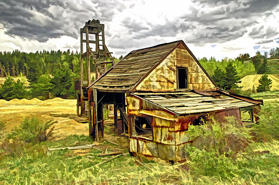 Old Mine in Central  City Co Photograph by James Steele