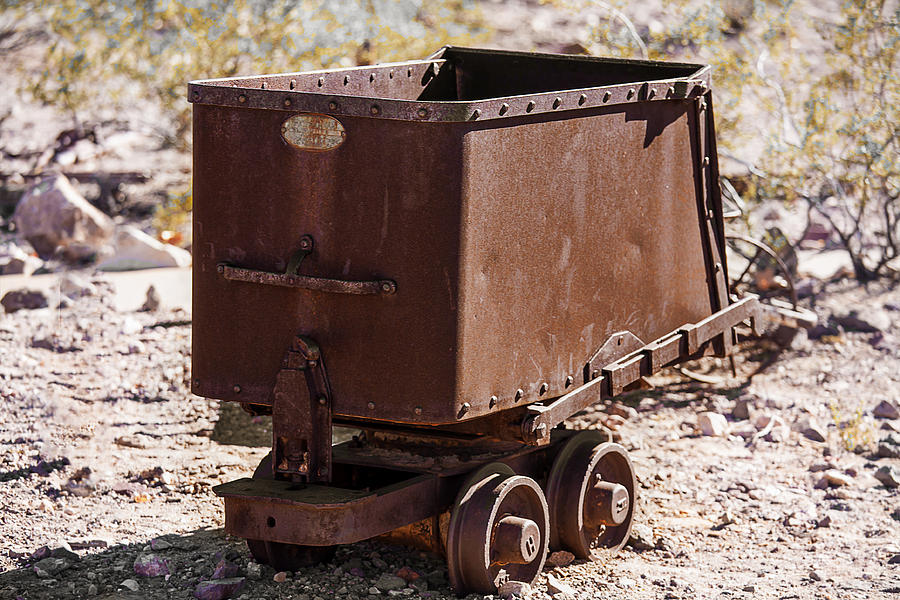 Old Mining Ore Cart Photograph by Gunter Nezhoda