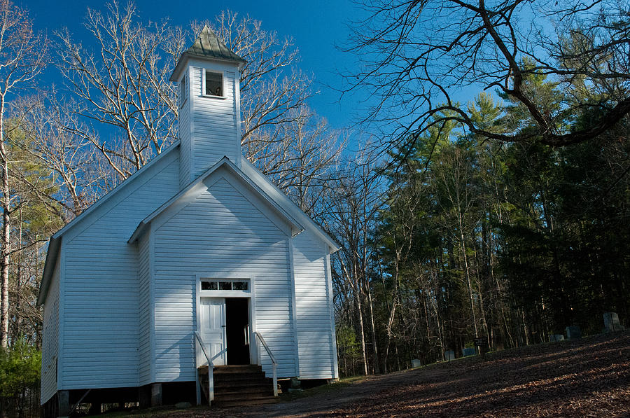 Old Missionary Baptist Church of Cades Cove Photograph by Tim Atchley ...