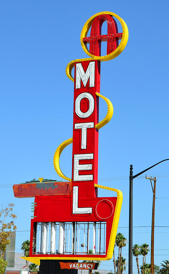 Old Motel Sign 1940s Photograph by David Lee Thompson