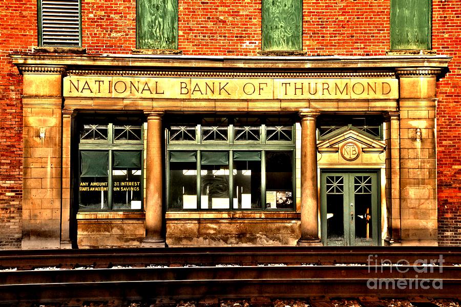 Old National Bank Of Thurmond Photograph by Adam Jewell