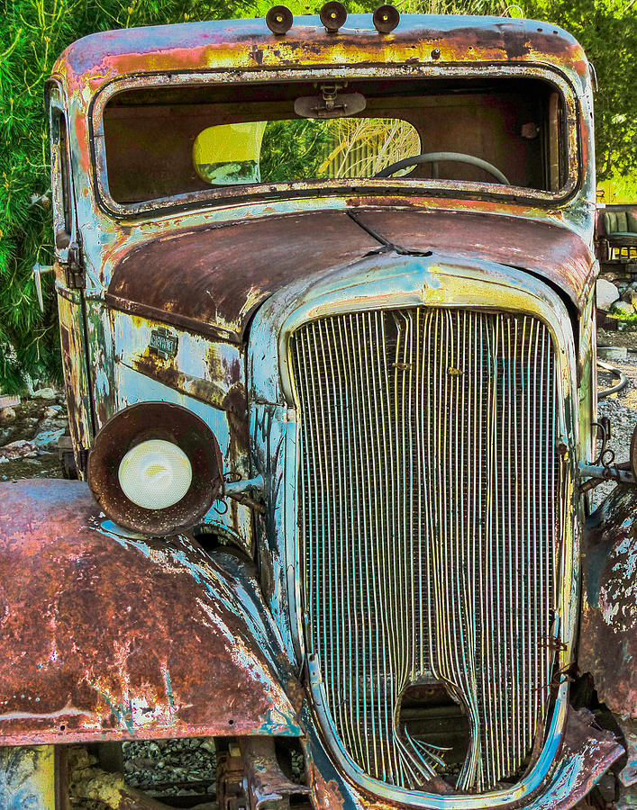 Old Nelson Chevy Photograph by Nancy Young - Pixels