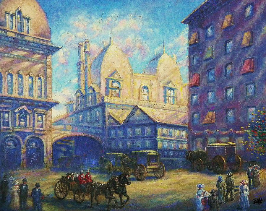 Old New York Painting By Raffi Jacobian Pixels   Old New York Raffi Jacobian 