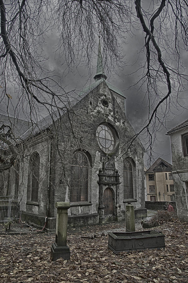 Old Norwegian Church Photograph by Wade Aiken