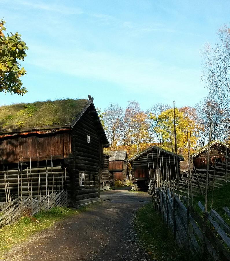 Old Norwegian Houses Photograph by Jeanette Rode Dybdahl