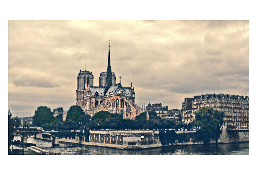Old Notre Dame Photograph by Gene Norris - Fine Art America