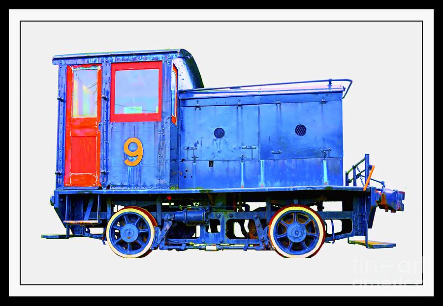 Old Number 9 - Small Locomotive Photograph by Edward Fielding