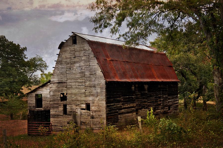 Old Oak Barn Photograph by Marty Koch