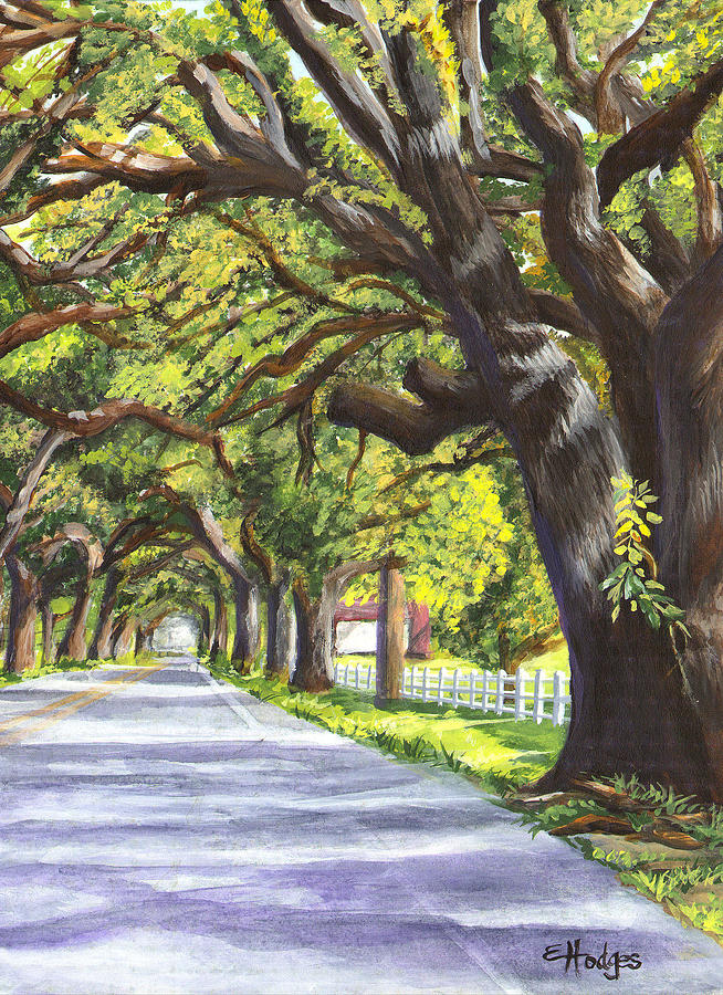 Old Oak Tree Painting
