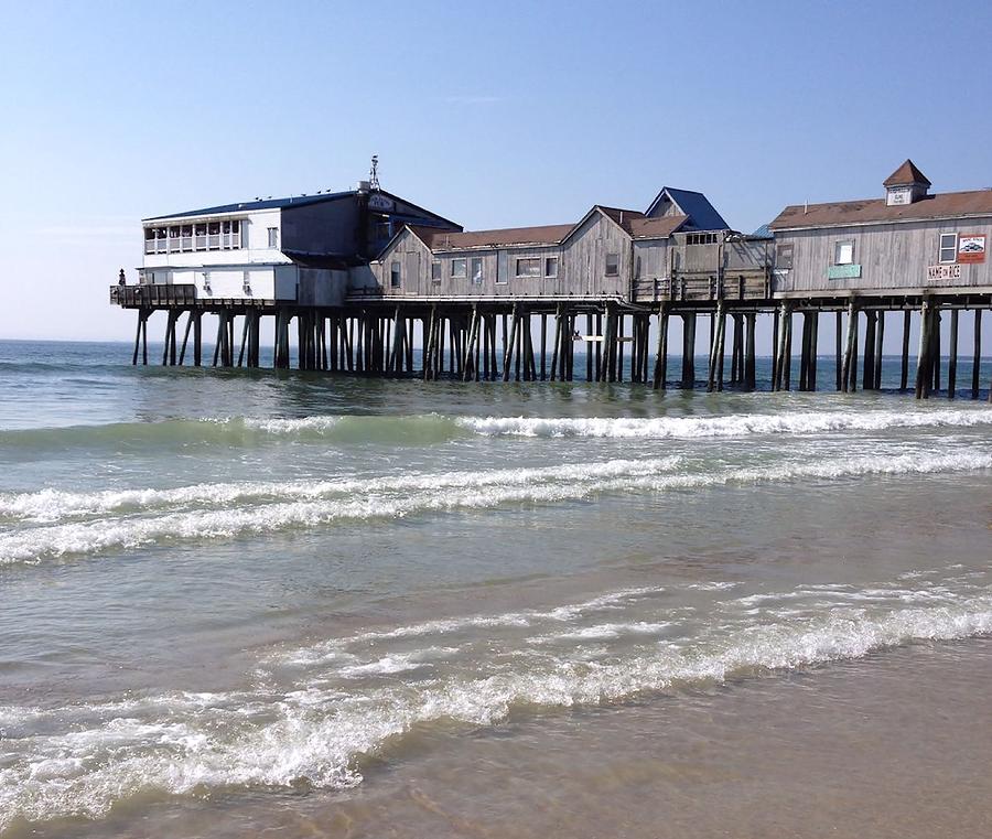 Pier Photograph - Old Orchard Beach Pier by Patricia Urato