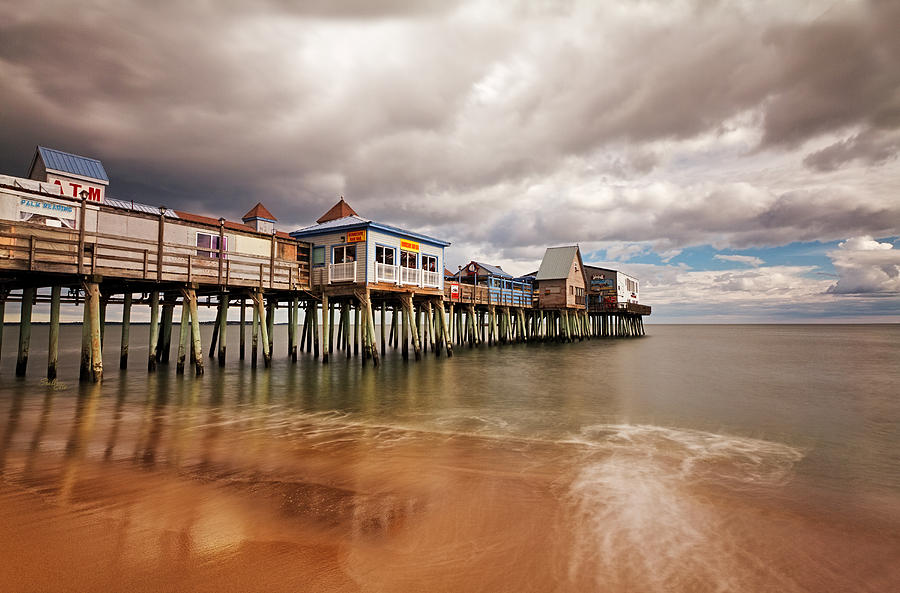 Old Orchard Beach Pier Photograph By Shell Ette Fine Art America   Old Orchard Beach Pier Shelle Ettelson 