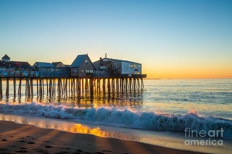Old Orchard Beach Pier Photograph by Susan Cole Kelly