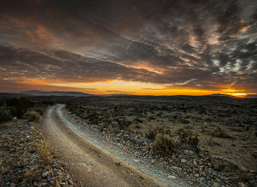 Sunset Photograph - Old Ore Road Sunset by Allen Biedrzycki