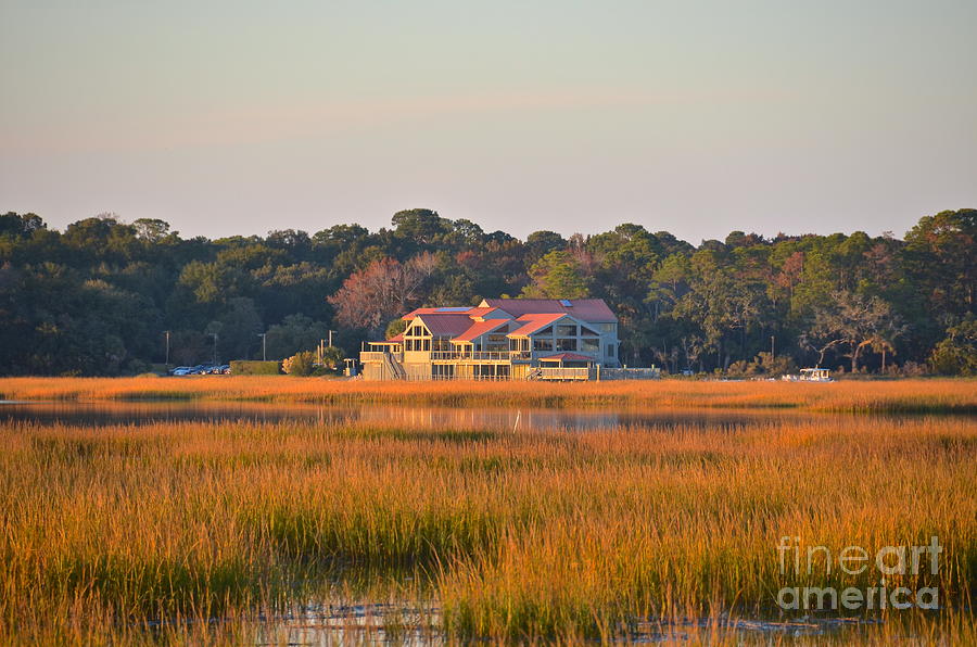 Old Oyster Factory at Sunset Photograph by Carol  Bradley