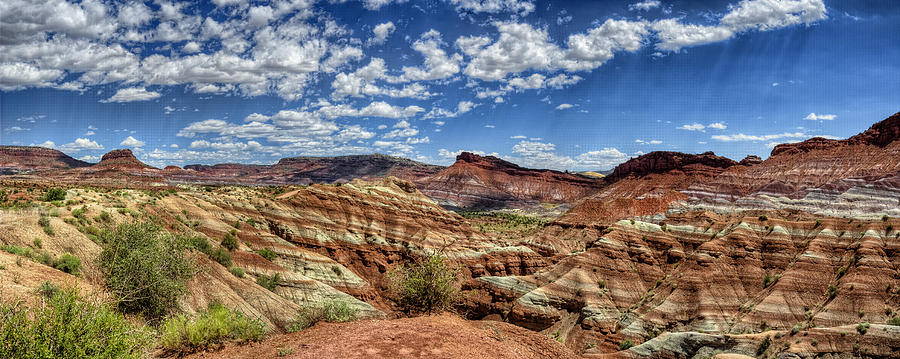 Mountain Photograph - Old Paria Painted Desert by Stephen Campbell
