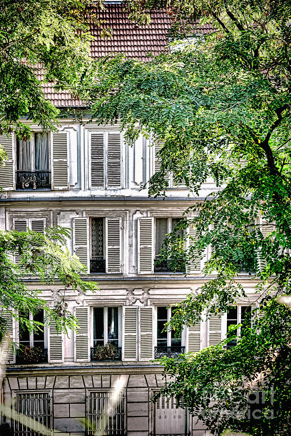 Old Parisian Building Photograph by Olivier Le Queinec