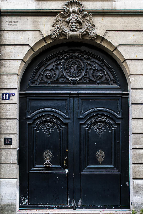 Paris Photograph - Old Parisian Door by Georgia Clare