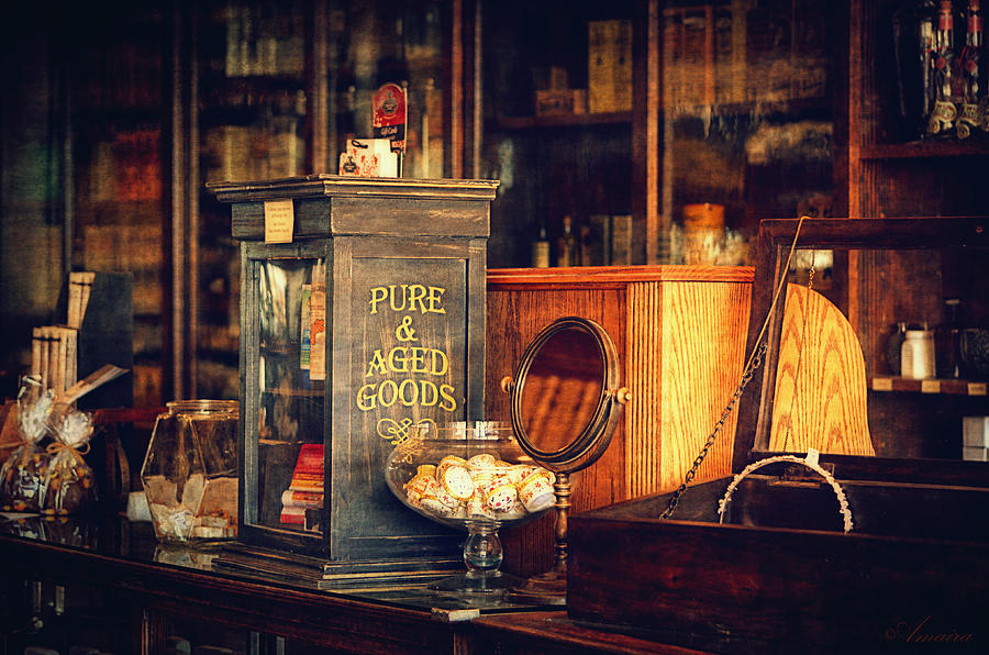 Old Pharmacy Photograph by Maria Angelica Maira
