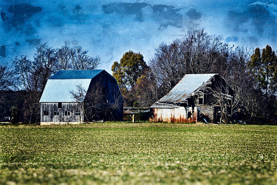 Old Photo of Old Barn Photograph by Bill Swartwout