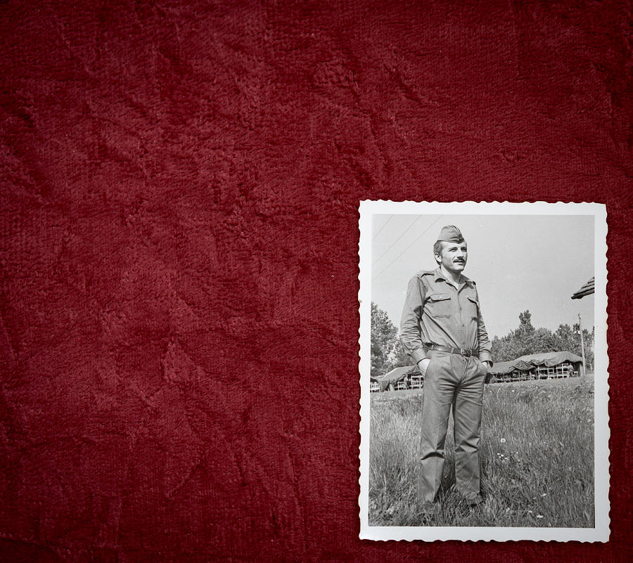 Old photos of man in army Photograph by Jasmin Merdan
