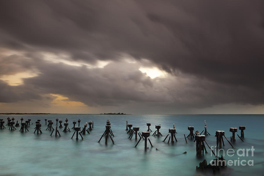 Old Pier in the Florida Keys Photograph by Keith Kapple