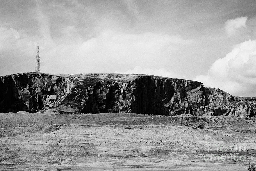 Old Pink Granite Quarry And Telecommunications Mast At Shap Fell ...