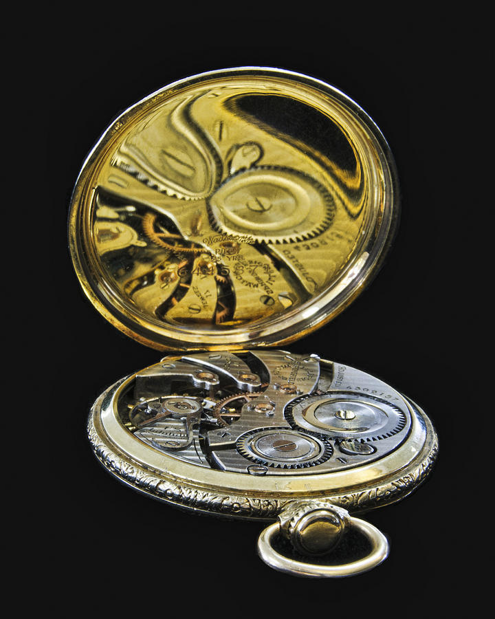 Old Pocket Watch Photograph by Betty Eich