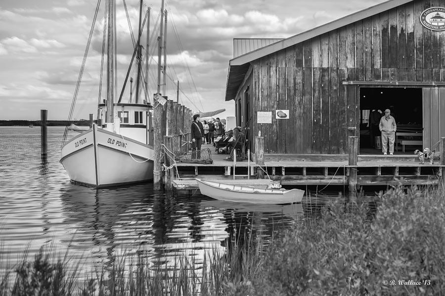 Transportation Photograph - Old Point and Chesapeake Bay Maritime Museum by Brian Wallace