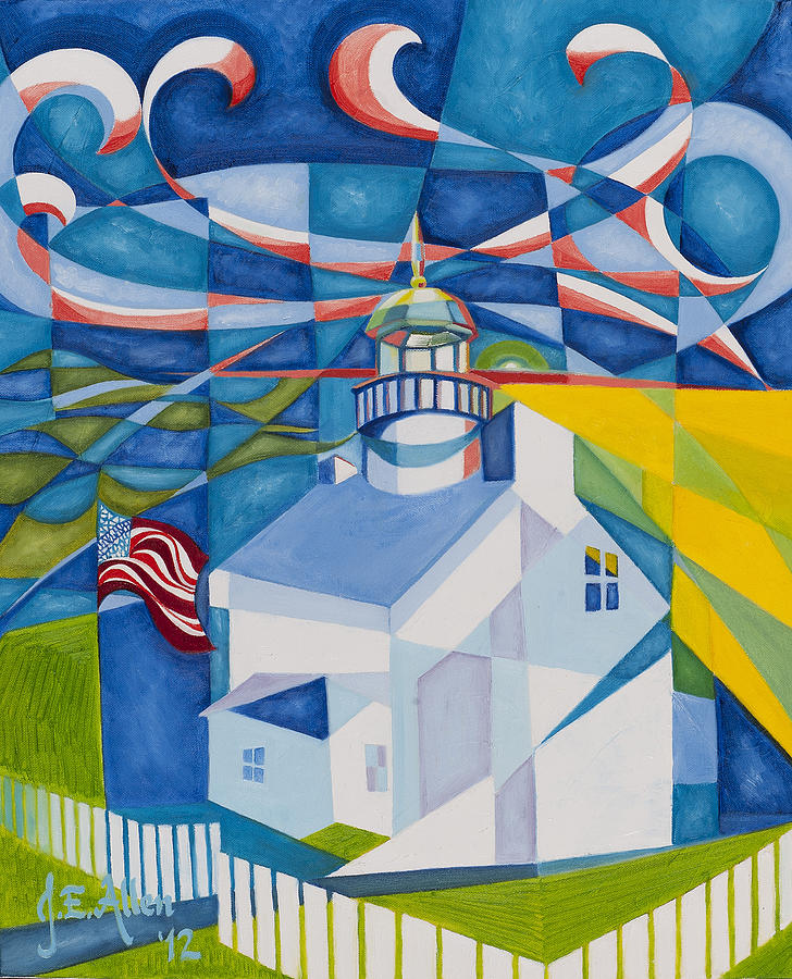 Point Loma Painting - Old Point Loma by Joseph Allen