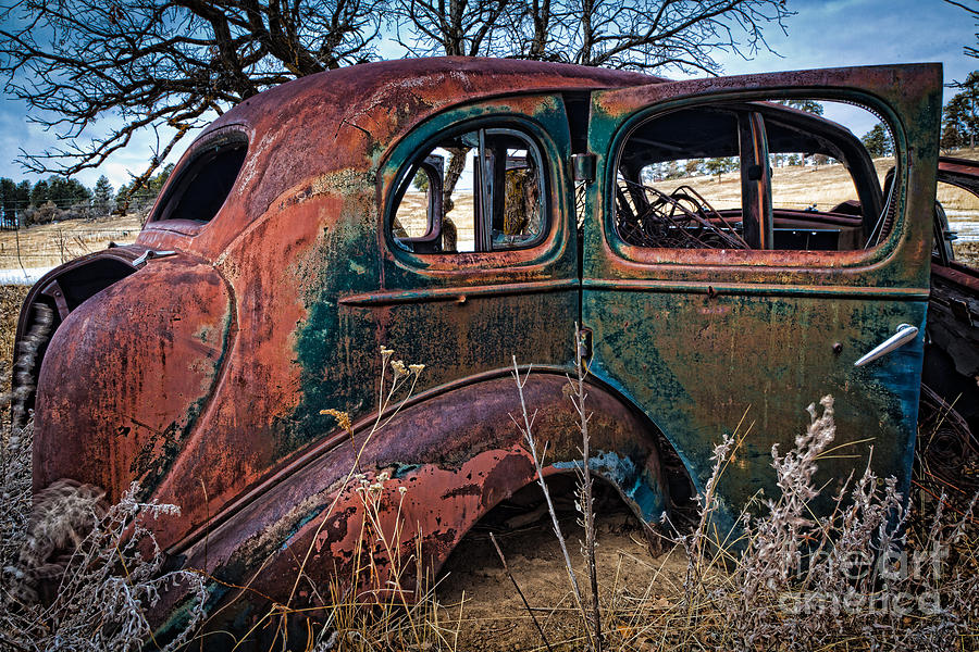 Old Pontiac Photograph by Inge Johnsson