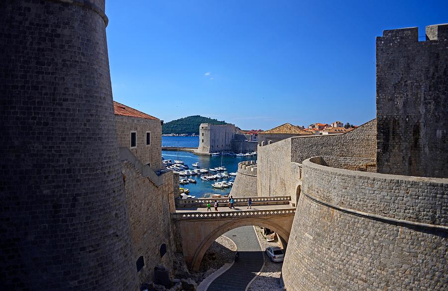 Old Port Of Dubrovnik Through The Walls Photograph by Nano Calvo | Pixels