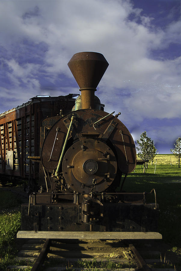 Old Prairie Train Photograph by Judy Hall-Folde