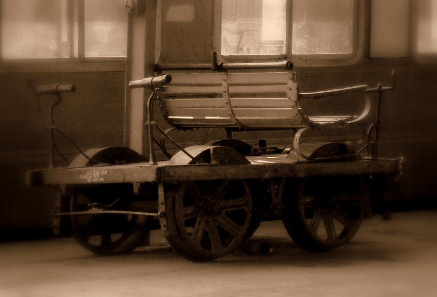 Old rail Inspection Car Photograph by Salman Ravish