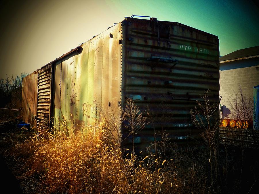 Old Railroad Car Photograph by Joyce Kimble Smith