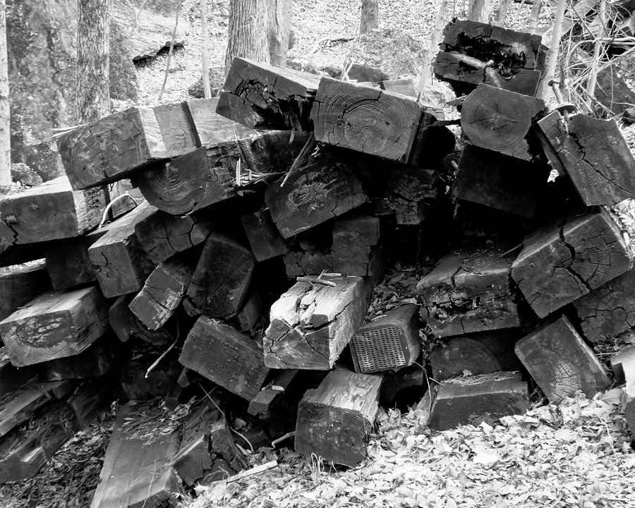 Old Railroad Ties Photograph by Kristen Fox