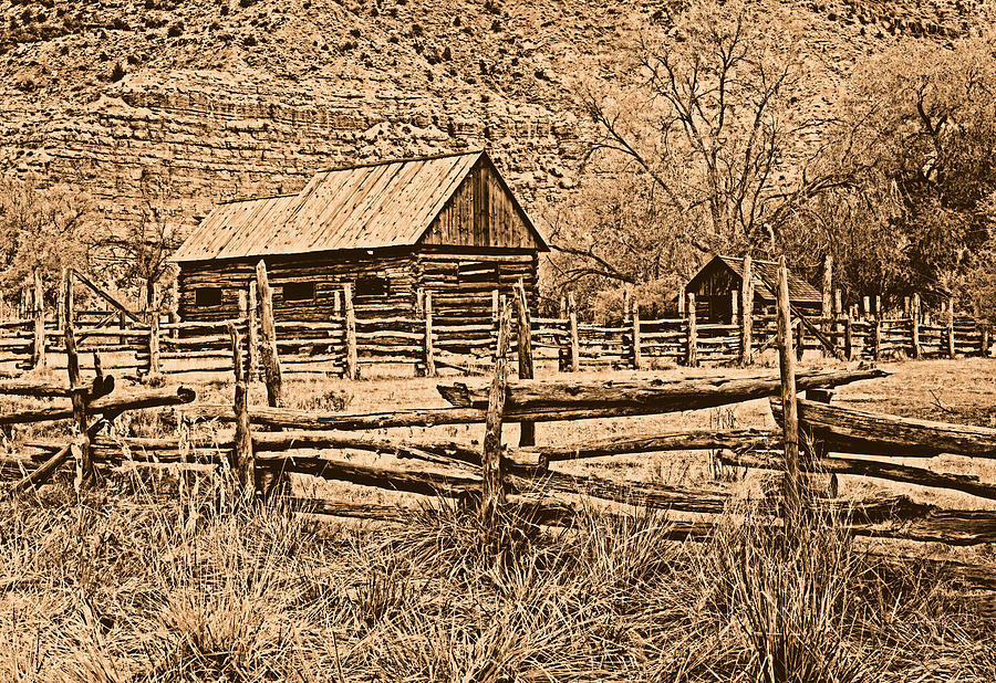 Old Ranch Photograph by Leland D Howard