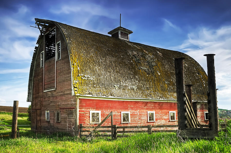 Old Red Barn Photograph