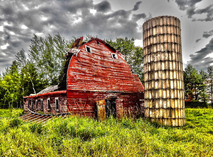 Barn Photograph - Old Red Barn by Billy Torma
