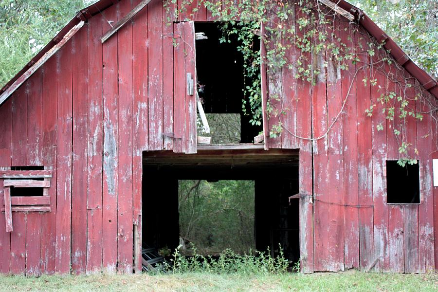 Old Red Barn I Photograph by Lanita Williams