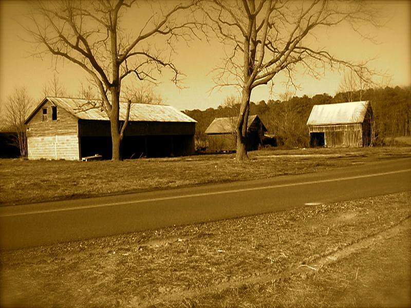 Old Red Barn In Sepia Photograph by Chris W Photography AKA Christian Wilson