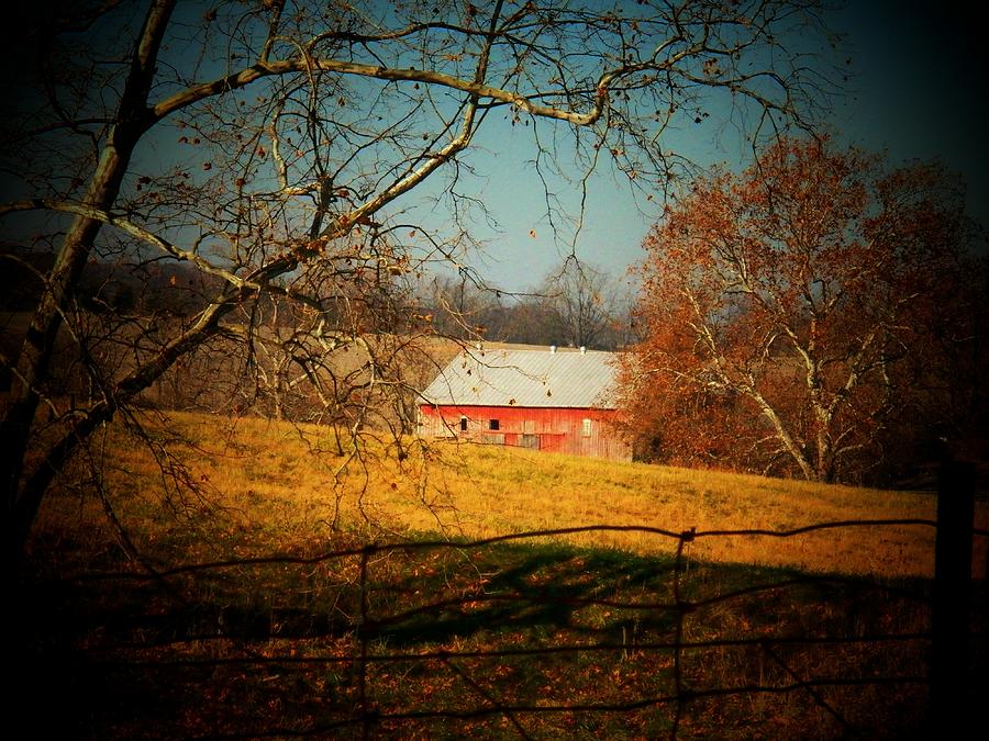 Old Red Barn Photograph by Joyce Kimble Smith