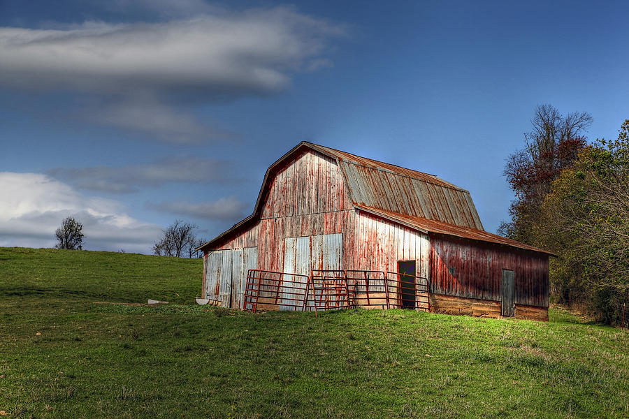 Old Red Barn Photograph by Tony Colvin - Fine Art America