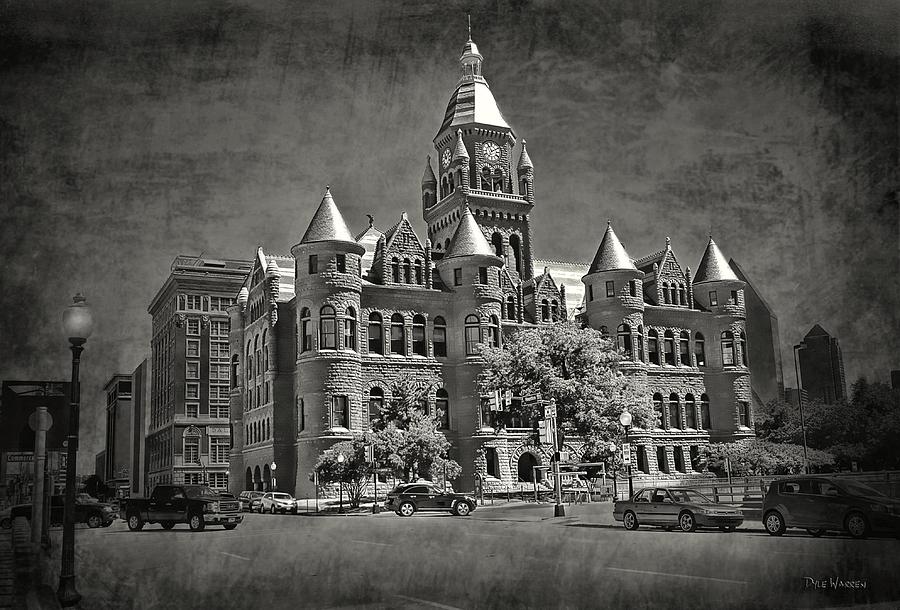 Old Red - Dallas Courthouse in b/w Photograph by Dyle   Warren