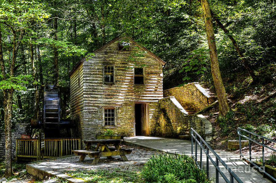 Old Rice Grist Mill Photograph by Paul Mashburn