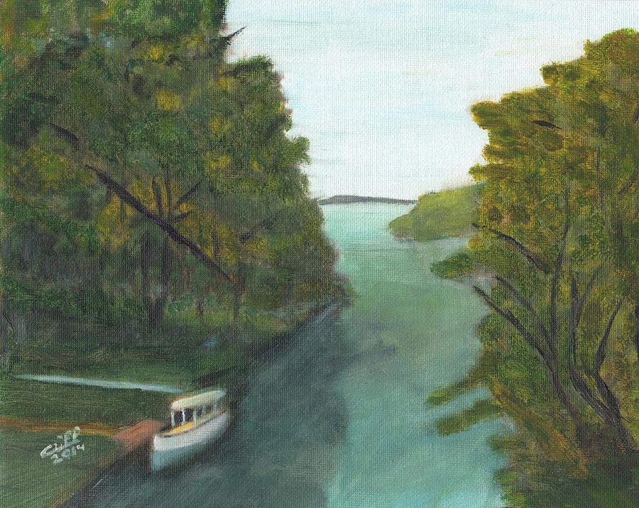 Old River Painting by Cliff Wilson