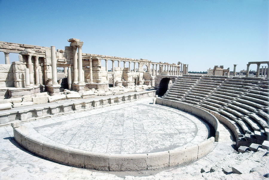 Old Roman Theater, Syria Photograph by Gianni Tortoli