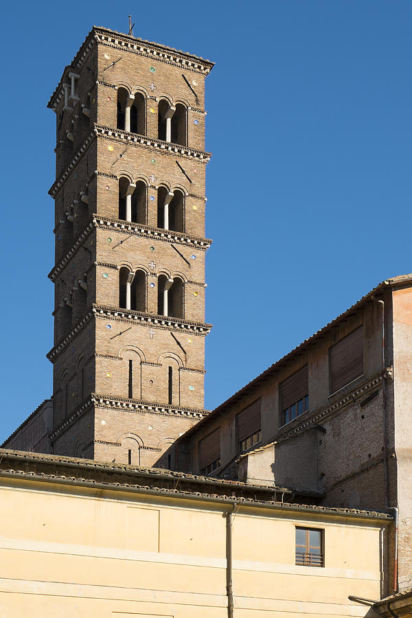 Old Rome Bell Tower Photograph by Harold Piskiel