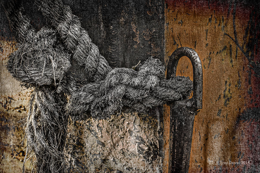 Old Rope Photograph by Fred Denner